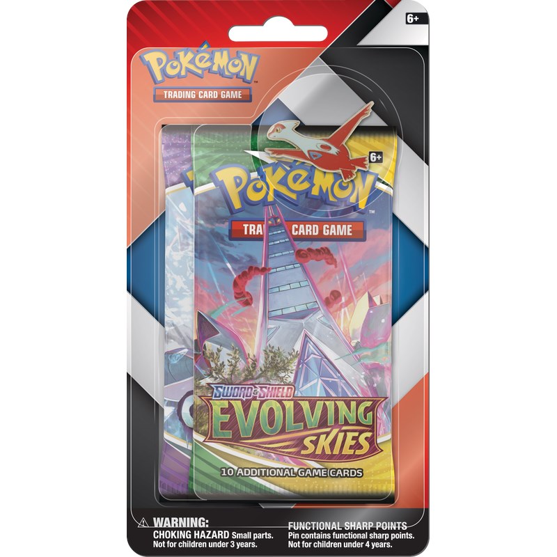 2 Pack Checklane Pin Blister Evolving Skies & Chilling Reign