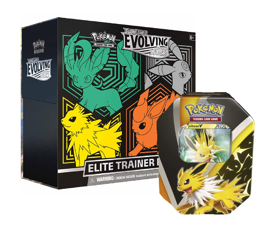 Evolving Skies Elite Trainer Box & Tin 2-Pack (Costco)