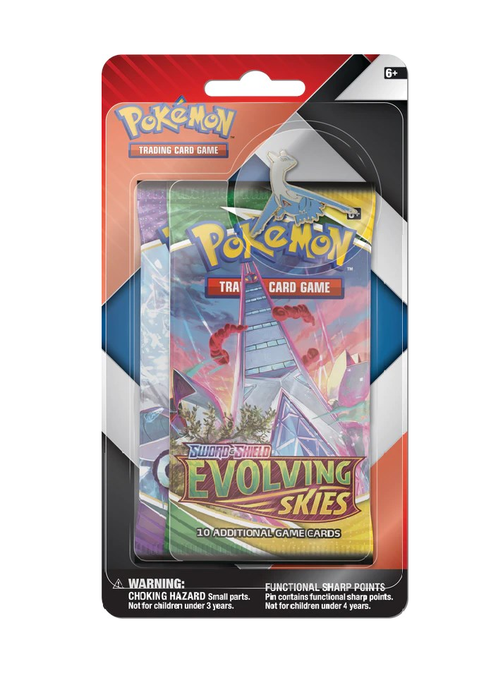 2 Pack Checklane Pin Blister Evolving Skies & Chilling Reign